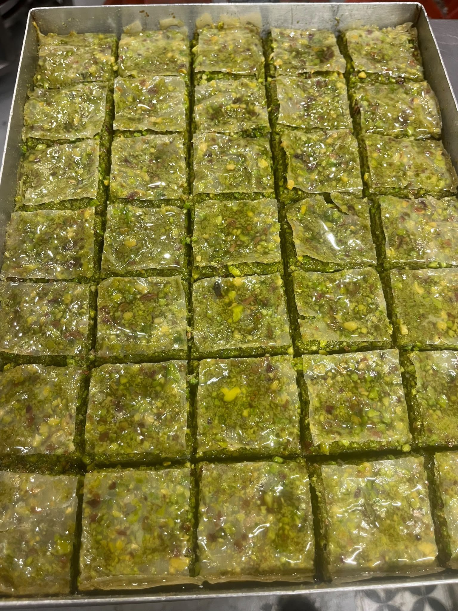 Fıstıklı kare baklava
